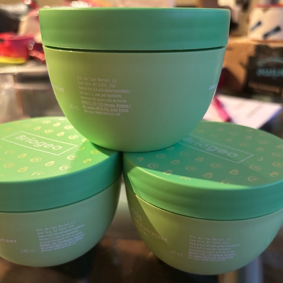 SET OF THREE Briogeo Superfoods Avocado + Kiwi Mega Moisture Hair Mask BRAND NEW - Picture 2 of 6